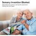 Nestel Blanket for Dementia - Sensory Comfort for Seniors | Alzheimers & Dementia Care Aids - Buy Online on GoSupps.com