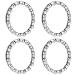 Jaceyon Bike-Ball-Bearing-Retainer, Bicycle-Headset-Ball-Bearings, 5/32" x 16-Balls-Braring for Bike-Fork - 4 Pcs Replacement Mountain Bike Parts Repair Accessories for MTB Bicycle Fork