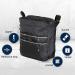 5 Rollator Bag Tote for Walkers Scooters Rollator Walkers | Travel Tote for Wheelchair Folding Transport Chairs Lightweight Laptop Basket for Handicap Disabled Kumprohu 5 Pcs 12 X 4.5 X 12.5 Inch - Buy Online on GoSupps.com