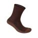Orthofeet Padded Sole Non-Binding Non-Constrictive Circulation Seam Free Socks Dark Brown 3 Pack Women's 8.5-10/Men's 7-9 Dark Brown