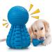 Dog toys Insmercable for aggressive horses dogs of playing plays non-toxic robust natural rubber squeaky for medium-sized and large dogs- blue