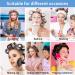 Mabufun 46 PCS Hair Rollers With Clips For Long Hair Curlers Velcro Rollers Jumbo Hair Rollers Self Grip Hair Roller Set 22 Stainless Steel Clips And A Storage Bag - Buy Online on GoSupps.com