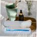 SESESFOUFU Portable 4-Piece Toothbrush Case | Travel Toothbrush Holder & Organizer | Outdoor Essentials | 21x5.5cm - Buy Online on GoSupps.com