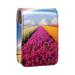 Travel Lipstick Organizer Case Lipstick Case Portable Makeup Bag With Mirror Field Spring Flower Rainbow Y090w3dhyf