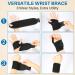 GLEEMEN Wrist Brace 2 Pack - Ultimate Wrist Support for Tendonitis & Carpal Tunnel - Right & Left Hand Splints - Buy Online on GoSupps.com