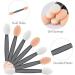 50PCS Disposable Beige Eyeshadow Applicators - Sponge Eye Makeup Brushes for Nails and Eyeshadow - Pack of 50 - Buy Online on GoSupps.com