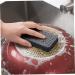 Dish Sponge 12Pcs Non-Scratch Scrub Sponge Absorbent Kitchen Sponges Quick Foaming Dish Scrubber Pads for Effortless Cleaning Dishes Pots Pans Black - Buy Online on GoSupps.com