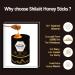 Himalayan Shilajit Honey Sticks Black Thai Honey with Organic Honeys & Saffron 75%+ Fulvic Acid 85%+ Trace Minerals for Enhance Energy & Strength & Immune 30 Sticks Easy to Consume - Buy Online on GoSupps.com