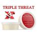 Triple Threat Body Butter 8 oz - Shea, Mango & Coconut Oil Blend - Natural Raw Moisturizer for Skin, Face & Hair - Ideal for Lip Balm & Soap Making - 1 Pack - 8 Ounce - Buy Online on GoSupps.com