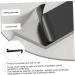 Gadpiparty 2pcs Door Hook Over Door Clothes Hanger Rack Over The Door Mirror Hanger Wall Hanger Door Back Hook 21x4.5cm Black - Buy Online on GoSupps.com