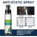 Anti Static Spray Dustproof Travel Size Anti Static Spray Multi Purpose Anti Static Spray Anti Crumpled Spray for Clothes Home Travel Sillervan - Buy Online on GoSupps.com