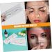 FOMIYES 100pcs Eyebrow Design Ruler Eyebrow Ruler Brow Template Drawing Tool Disposable Positioning Ruler - Buy Online on GoSupps.com