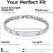 Elegant Magnetic Therapy Bracelet for Women | Titanium & Czech Crystal | Pain Relief for Arthritis & Carpal Tunnel Syndrome - Buy Online on GoSupps.com