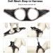 Doramio Dog Harness for Small Dogs Reflective Breathable Step-In Harness with Leash | Anti-Training Safety Dishes for Dogs & Cats (Black Yellow XS) - Buy Online on GoSupps.com