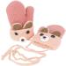 IPENNY Toddler Magic Stretch Mittens - Thick Plush Lined Winter Gloves for 0-3 Years - Style B Orange - 12x7cm - Buy Online on GoSupps.com