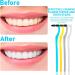 OUZHOU Tartar Remover | 4 Pack Teeth Whitening Toothbrush Stain Remover for Discoloration | International Shipping Available - Buy Online on GoSupps.com