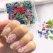 Buy 4Box 3D Dried Flowers Nail Art Stickers - Colorful DIY Mini Flower Petals for Nail Design - Natural Floral Decals for Manicure & Craft Accessories - Buy Online on GoSupps.com