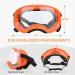 Namsan Dog Glasses - UV Protection Sunglasses for Large Dogs | Adjustable Band & Sponge-Nose Pad - Orange - Buy Online on GoSupps.com