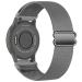 Tovimall 18 mm stretchy nylon wristband compatible with Garmin Vivoactive Venu 2s/Venu 3S/Vivomove 3S/4S/Forerunner 265S/255S Music Blue Gray