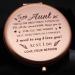 Onederful Aunt Gifts - Compact Pocket Mirror for Aunt from Nephew - Birthday & Mother's Day Ideas - Rose Gold - Buy Online on GoSupps.com