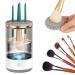 Automatic Makeup Painting Brush Cleaner 4-IN-1 Multifunctional Tool Deeper Clean Air Drying Dust-proof for All Size Brushes Versatile Design
