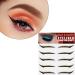 Esquirla 5 Pair of Eye Line Strip Sticker Eye Makeup Tool Waterproof Glitter Eyeliner Stickers for Daily Wear Weddings Eyes Dress up Parties Women Gold - Buy Online on GoSupps.com