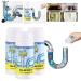 Wild Tornado Pipe Dredge Deodorant Powerful Sink and Drain Cleaner Pipe Cleaner Quick Foaming Toilet Cleaner Dredge Agent for Kitchen Toilet Pipes Dredging (3PCS)
