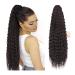 Hair Extensions 24/30 Inch Long Curly Ponytail Extension Synthetic Drawstring Hair Clip Ponytail Wig Hair Bun for Women's Daily Use Hair Pieces For Women (Color : 02 Size : 30inches) 30inches 02