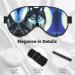 Shop Wolf Under Moon Eye Mask | Soft Adjustable & Comfortable Sleep Mask for Men & Women - International Shipping Available - Buy Online on GoSupps.com