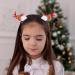 Christmas Hair Clips - Reindeer Antlers Ears Barrettes Portable Reindeer Antlers Ears Barrettes for Family Women Red Sable Dragon Horn - Buy Online on GoSupps.com