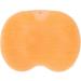 Foot Scrubber & Massage Shower Mat - Soft Orange Foldable with Suction Cups - International Shipping Available - Buy Online on GoSupps.com