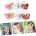 Beavorty 3 Pairs girls hair clips mini hair clips hair clips colorful toddler barrettes colorful hair clips barrettes for girls decor tiny hair clips issue card fabric dense child - Buy Online on GoSupps.com