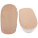 Forefoot Cushion Adhesive Heel Lifts Leather Insole Heel Pads Heelpiece Height Increase Insoles for Women Womens Heels Closed Toe Men Insoles for Shoes Floor Mat Ladies Invisible As Shown S 3CM