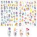 Cute Cartoon Nail Art Stickers 3D Self-Adhesive Nail Decals Nail Art Supplies Cute Nail Designs Stickers for Women Kids Girls Nail Gifts Manicure Decoration Nail Supplies (2 Sheets 150+ Decals) Design2