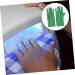 Healeved 1 Pair Nail Gloves Skin up Elastic Spandex 20X8X0.4CM - Buy Online on GoSupps.com