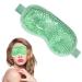 Cooling Eye Mask | Gel Pearl Eye Mask for Hot & Cold Therapy | Sleep Relaxation Mask for Swollen & Tired Eyes - Green - Buy Online on GoSupps.com