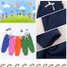 CuteOn Unisex Kids Elastic Waist Cotton Warm Trousers - Dark Blue (5 Years) - Buy Online on GoSupps.com