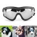 Petleso dog glasses sunglasses for large dogs dog protection glasses Easy to wear anti-UV safety glasses motorcycle dog glasses for large/medium dog black