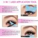 2 Pcs Lash Buddy Tool 3 In 1 Lash Applicator Tool With Lash Comb And Eyelash Separator Upper Lower Eye Lash Mascara Guard Applicator Tool For Makeup (Pink & Blue) - Buy Online on GoSupps.com