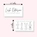 Lash Aftercare Extension Care Cards - 50 Pack | Eyelash False 2x3.5 Symbols | 2-3 Week Refill Instructions | Minimalist Gold Foil | Pink, White, and Black | Extension Care Guide - Buy Online on GoSupps.com