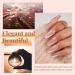 Beetles Gel Polish Set - 6 Colors Sheer Pink Nude Gel Collection | Soak Off UV Nail Polish Kit for Salon & DIY | Back to School Nails Gift - Buy Online on GoSupps.com