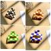 4 Pcs Checkered Hair Claw Clips - Cute Square Checker Barrettes for Girls & Women - Hair Accessories for Thick & Thin Hair - Buy Online on GoSupps.com