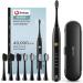 Bestday Electric Toothbrush Replacement Brush Heads - 4 Pieces, Black - Buy Online on GoSupps.com