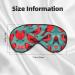Red Birds Fauna Wild Soft Sleep Eye Mask | Breathable Female Eye Patch for Travel & Relaxation - Shop Internationally - Buy Online on GoSupps.com