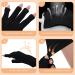 simarro Anti-UV Gloves for Gel Nail Lamp Professional UPF50+ UV Protection Gloves for Manicures UV Sun Protection Fingerless Gloves Protect Hands from UV for Light(Black Fingerless) - Buy Online on GoSupps.com