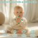 ClDy Sensory Baby Bite Ring - BPA-Free Silicone Teether & Rattle Toy for 3+ Months - Ideal for Motor Skills Development | Perfect Baby Gift - Buy Online on GoSupps.com
