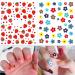WOKOTO 12 Sheets Kids Nail Stickers - Self-Adhesive 3D Nail Art Decals for Girls, Women - Cute Carton Flowers, Animals, Fruits - Nail Decals KIT1 - Buy Online on GoSupps.com