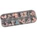 FEIlei 12 Grids Nail Art Crystal Nail Art Stones Rhinestone Manicure Nail Charms - Buy Online on GoSupps.com