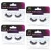 Self-Adhesive Eyelashes Without Glue - Natural Fluffy False Eyelashes - Wispy Long Extension Eyelashes Pack - Makeup Thick Fake Eyelashes, Soft Lashes No Glue (4 Pack,A103)