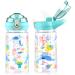 Flintronic 500ml Children's Drinking Bottle - BPA-Free Leak-Proof With Straw | Sports Water Bottle for Kids - Cyan Sea Stings - Buy Online on GoSupps.com